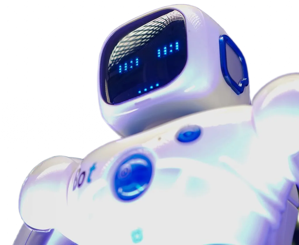 AI Mastery robot illusztráció